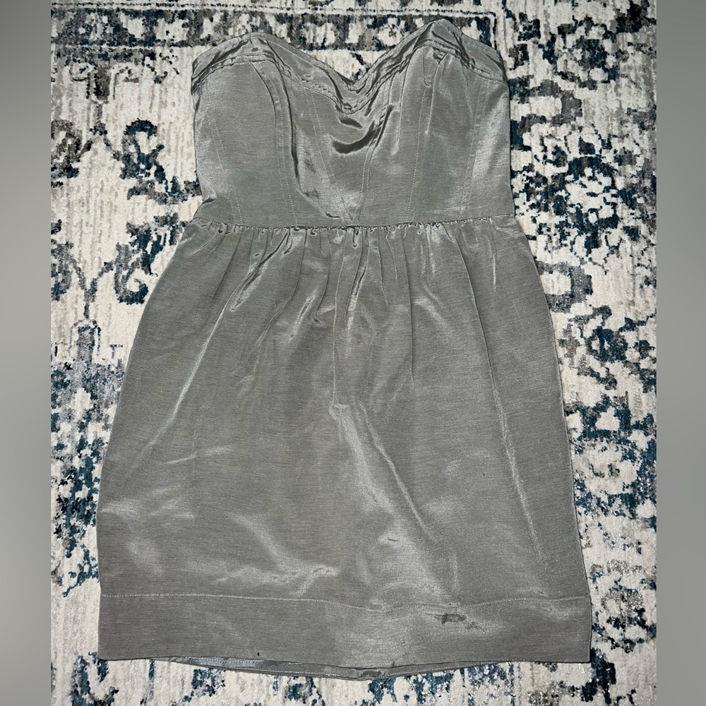 Shoshanna Grey Mini Dress - Picture 1 of 4